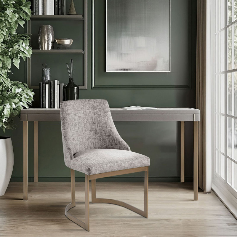 Bryce Upholstered Dining Chair (Set of 2), Gray