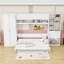 Lit escamotable 2 tiroirs avec garde-robe et tablettes, conception pliable peu encombrante-1734521500-1734521501