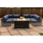 Ensemble de conversation pour 4 personnes avec foyer et coussins Sunbrella Lsi-63092787