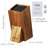 VEVOR 1 Slot Acacia Universal Knife Block