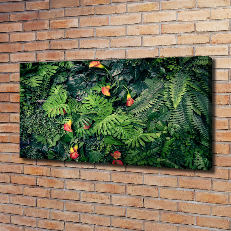 Exotic Jungle - Wrapped Canvas Print, 60cm H x 120cm W