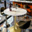 Cleofus Round Metal Base Dining Table-566617740-558404553-561748633