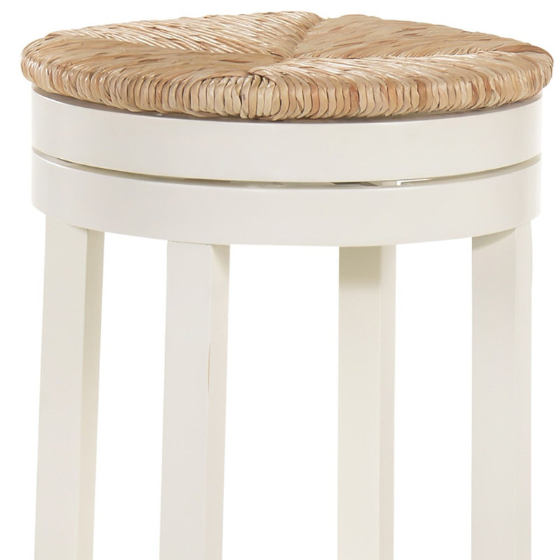 Tabouret de bar et de comptoir Tamasin, Missouri - blanc, Tabouret de bar (siège d'une hauteur de 30 po)