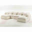 Canapé modulaire surdimensionné de 129,8 po de large avec canapé modulaire True Relax Comfy et sièges larges et profonds-1920096926