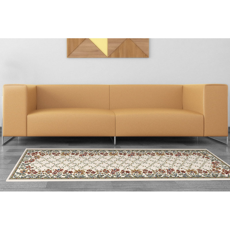 Angie Floral Indoor Rug, Runner 2'2" x 7'7"