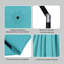 Parasol de marché à inclinaison automatique 108 po Rumia-1796395600