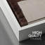 Style Mid-Century, brun foncé, formes abstraites neutres, grand cadre rustique, décor minimaliste M23-101791553-101791557