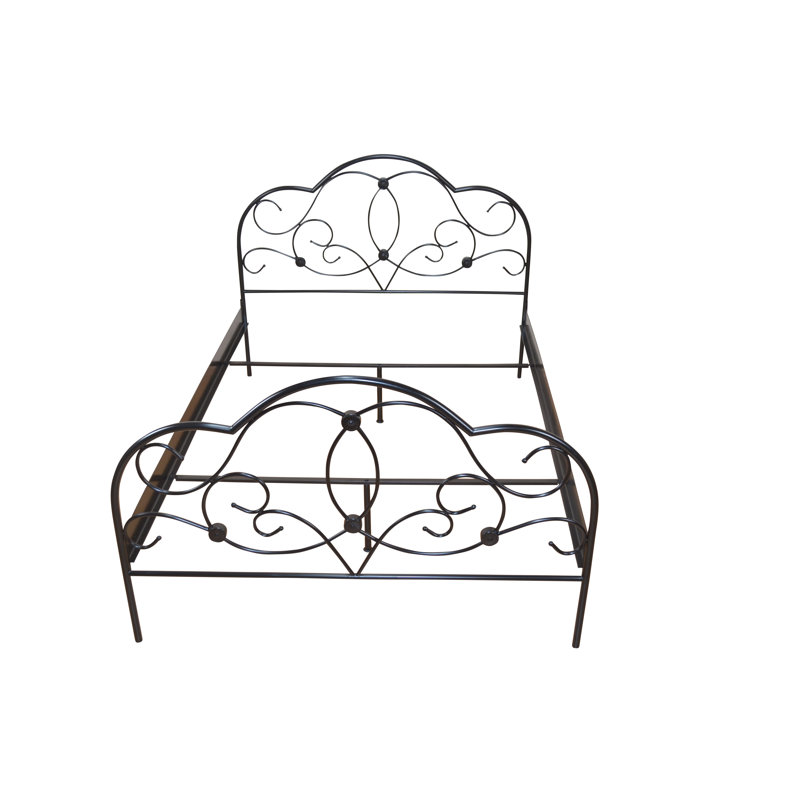Metal Bed Natalie, 140 x 200cm, Black