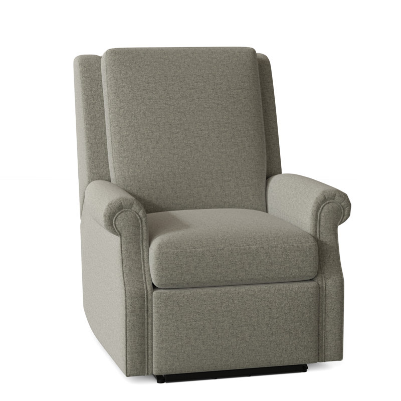 Roll Arm 32.5" Wide Standard Recliner, Zero Wall, 9953 Pewter, Manual