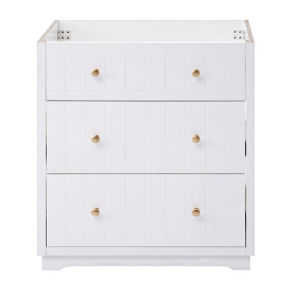 Base de meuble-lavabo simple 29,1 po seulement