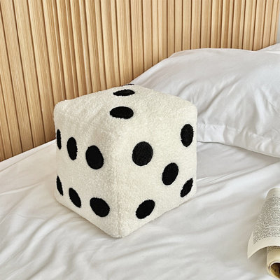 Cute Dice Doll Toy Gift  Valentine's Day Gift Christmas  Sofa Chair  Kawaii Toy  Soft Birthday Kids And Adults