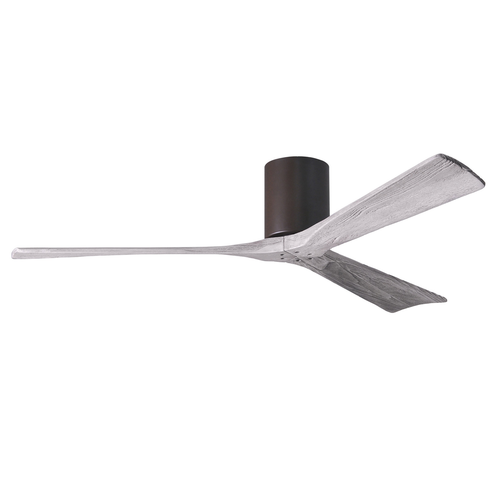 Olivier 3 Blade Ceiling Fan, Textured Bronze, Barn Wood Tone, 60"