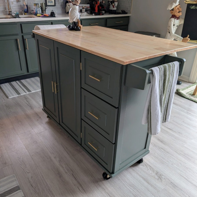 Arlonda Kitchen Cart - Solid Wood