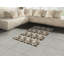 Tapis décoratif floral à haute densité en fibres de polyester-42029829