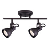 Ensemble de rail d'éclairage 14 po 2 lumières Fedler