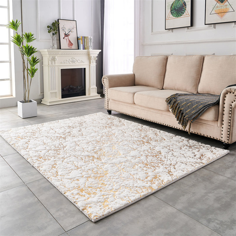 Tapis en fausse fourrure Chinchilla