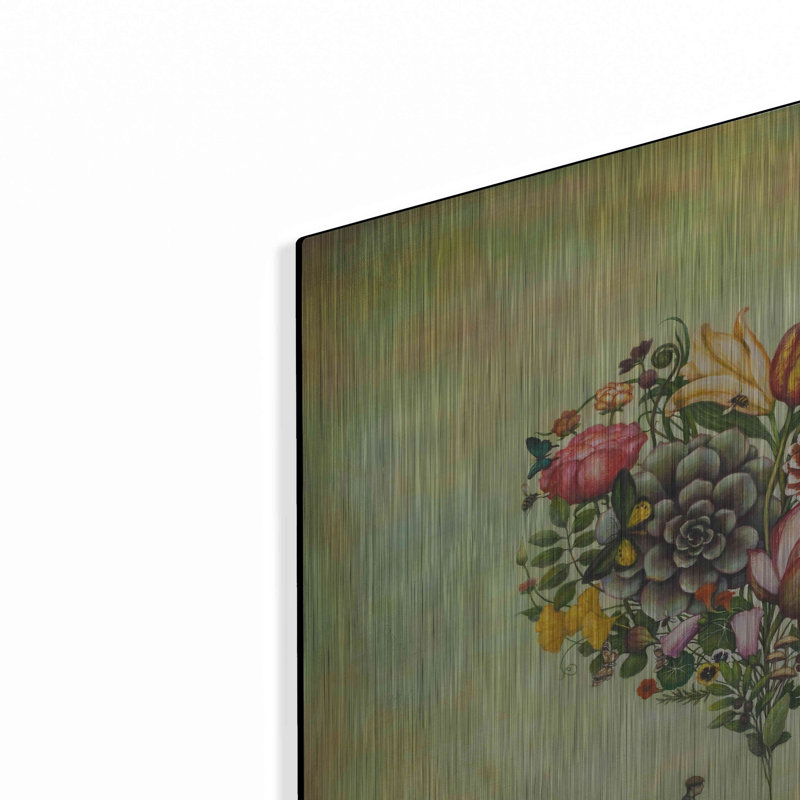 «Big Heart Botany» par Duy Huynh - reproduction d'art non encadrée, H 24 po x l 24 po x P 0,13 po