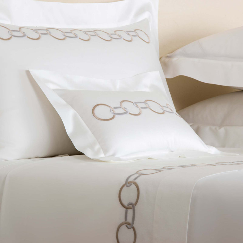 Links Sham, Standard Sham, Savage Beige/Gray
