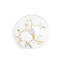 Lovebirds Silver & Gold Glass Cakestand