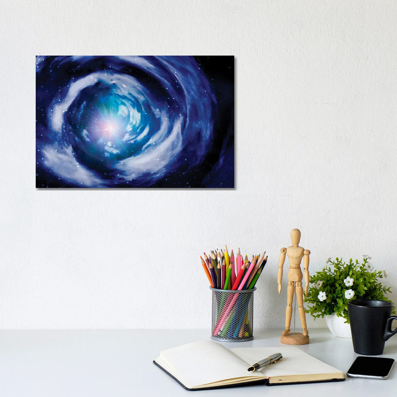 Deep Space With Shining Star by Bruce Rolff - Gallery-Wrapped Canvas Giclée on Canvas, No Frame, 20.32 cm H x 30.48 cm W