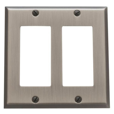 2-Gang Rocker Wall Plate
