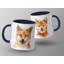 Watercolor Shiba Inu Dogs Design 11oz Coffee Mug-93735695