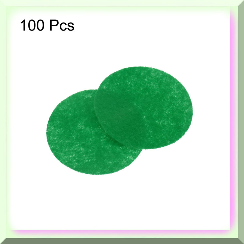 FeltCircles 3/4 Inch, Set of 100, Green