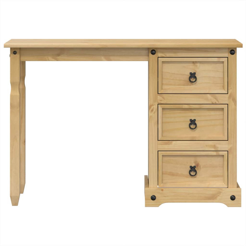Tanacross Dressing Table "Corona" 110x47x75 cm Solid Wood Pine