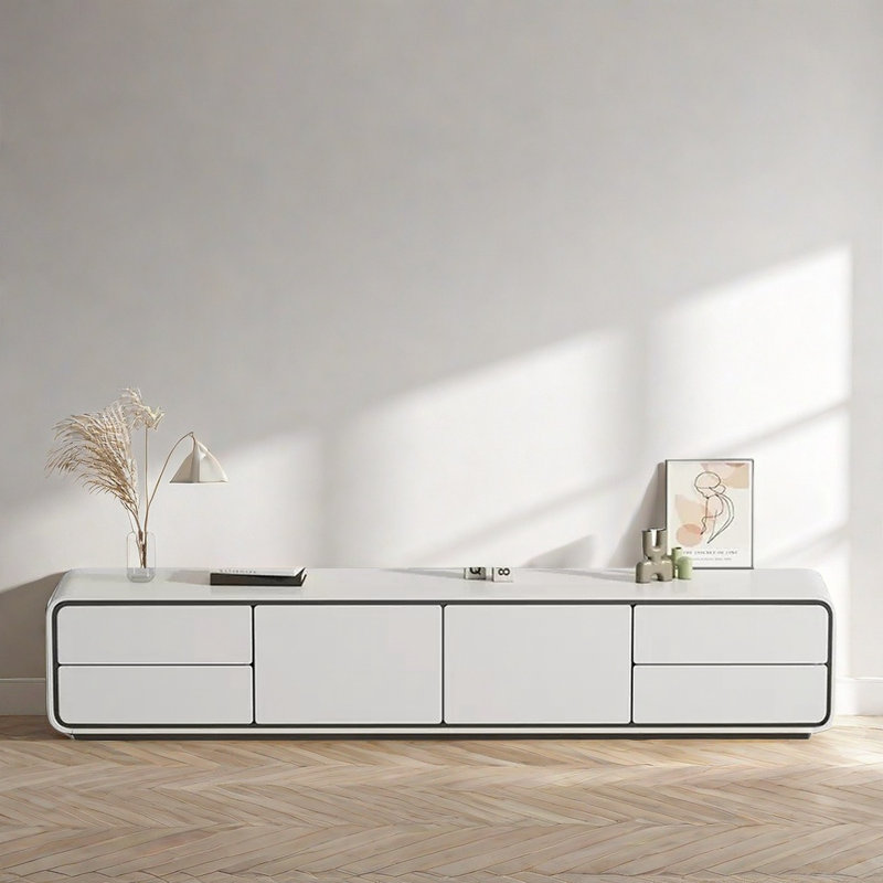 Crédence de rangement 86,6 W Italian Minimalist, Blanc