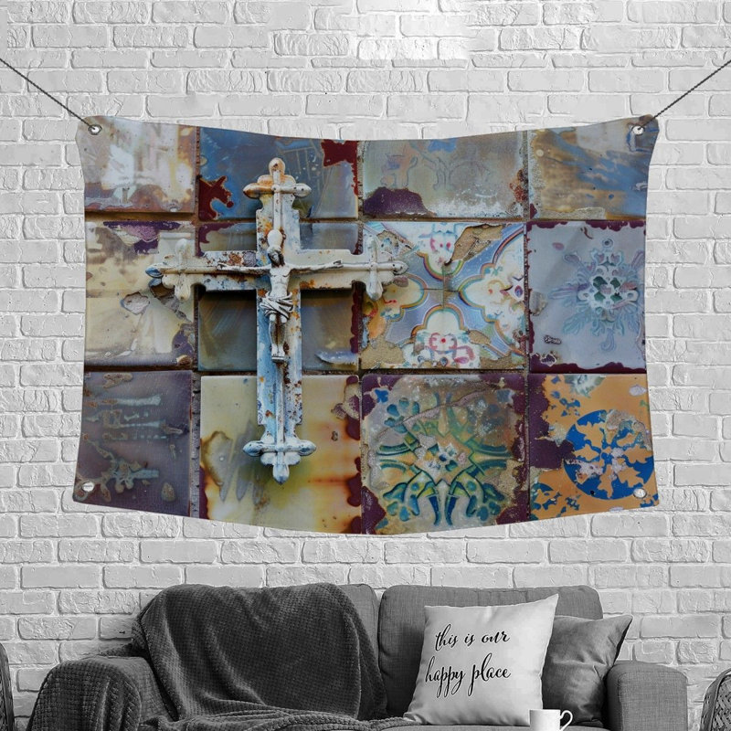 Microfiber Fabric Tapestry, 50" H x 60" W