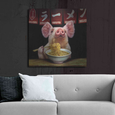 "Oodles Of Noodles" par Lucia Heffernan sur métal