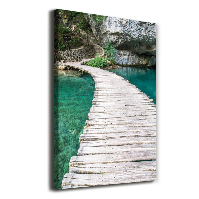 Plitvice Lakes - Wrapped Canvas Print