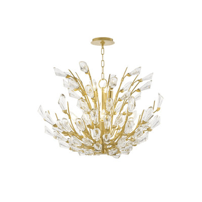 Plafonnier semi-encastré 4 lumières 23,25 po Tulip