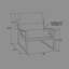 Fauteuil d'appoint Gatsby Sling