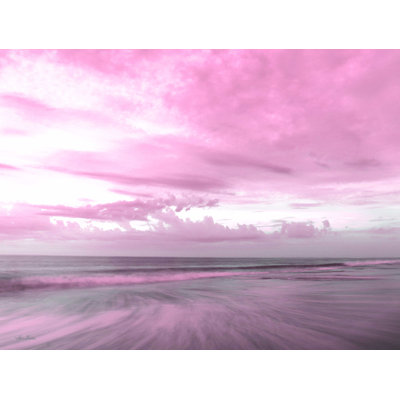 «Pink Beach Emotion» par Lori Deiter - impression sur toile tendue