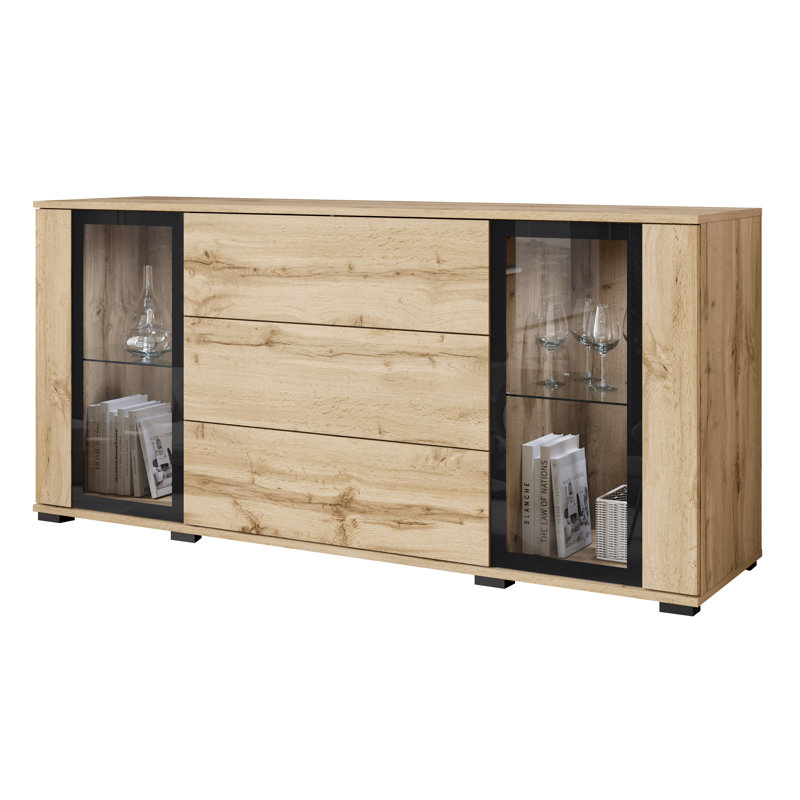 Demicah Laminate 3 - Drawer Standard Accent Chest, Brown
