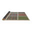 Tapis vert/bleu/rouge tissé à la machine-639858824