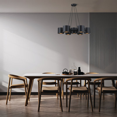 Fleur Oasis 7-Light Dimmable Cluster Chandelier