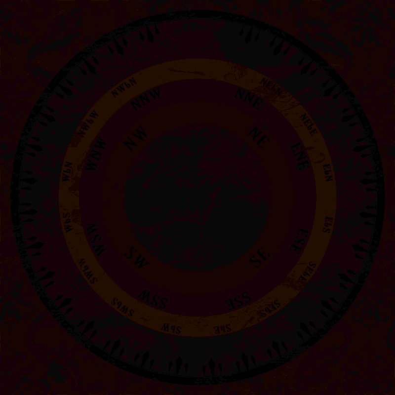«Follow Your Compass Foil», impression sur toile tendue, H 12 po x l 12 po