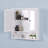 Wall Mounted Bathroom Shelf Cabinet - & Space Optimized Efficient Mirror Elegant