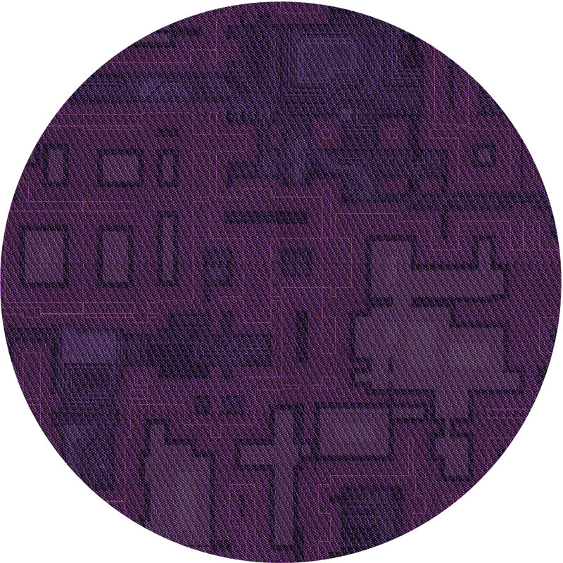 Performance Wool Indoor Rug, Round 4'