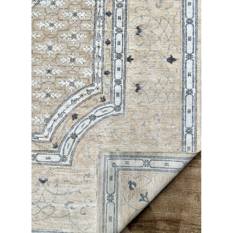 Proprietary Patterns Hand Woven Wool Oriental Area Rug, Rectangle 10' x 14'