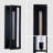 Mocanaqua Black Steel 1-Light Wallchiere Modern Sconce