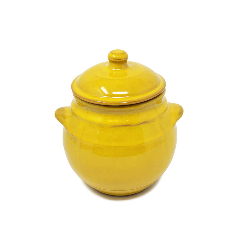 Ceramic / Porcelain Jar, Yellow