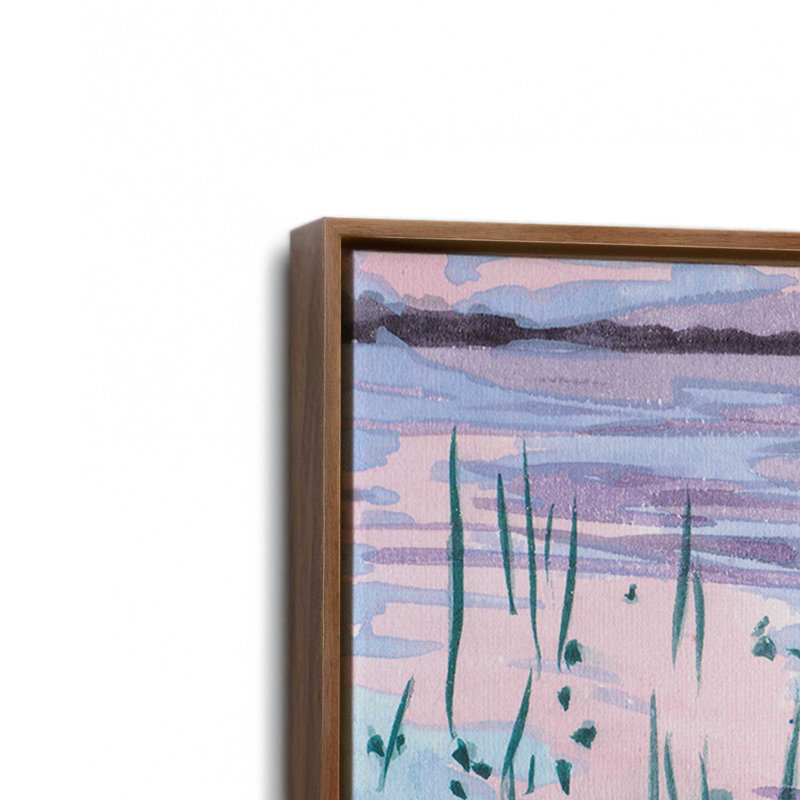 «Blush of the Sunset Sun I» par Melissa Wang, reproduction d'art, Brun, H 24 po x l 18 po