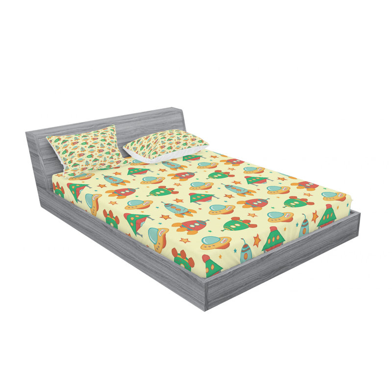 Microfiber Sheet Set, Full Sheet Set with Fitted Sheet