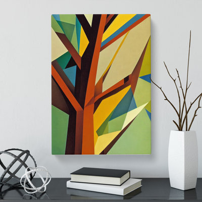 Tree Abstract Block Vol.5 - Wrapped Canvas