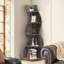 Bibliothèque de luxe 69,8 po avec cadre en métal robuste, mobilier haut de gamme haut de gamme-1351653680-1382754319