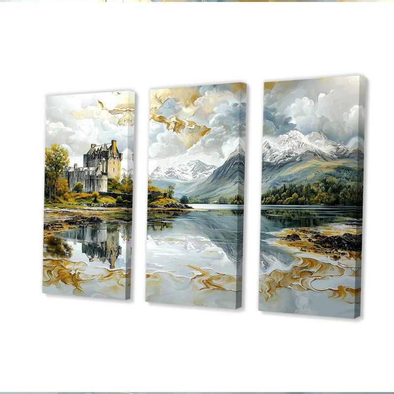 Ensemble de salon Eilean Donan, Toile tendue, H 32 po x l 48 po x P 1 po