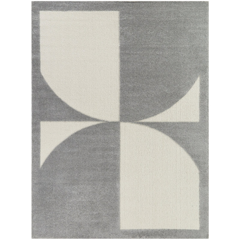 Mensa Geometric Indoor Rug, Rectangle 5'3" x 7'